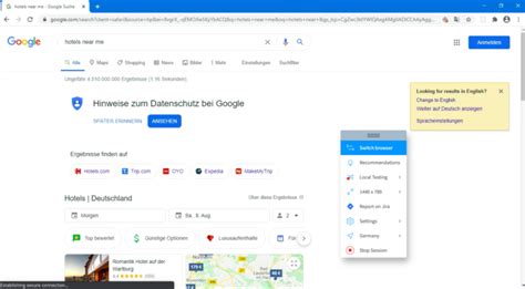 test website from another country.